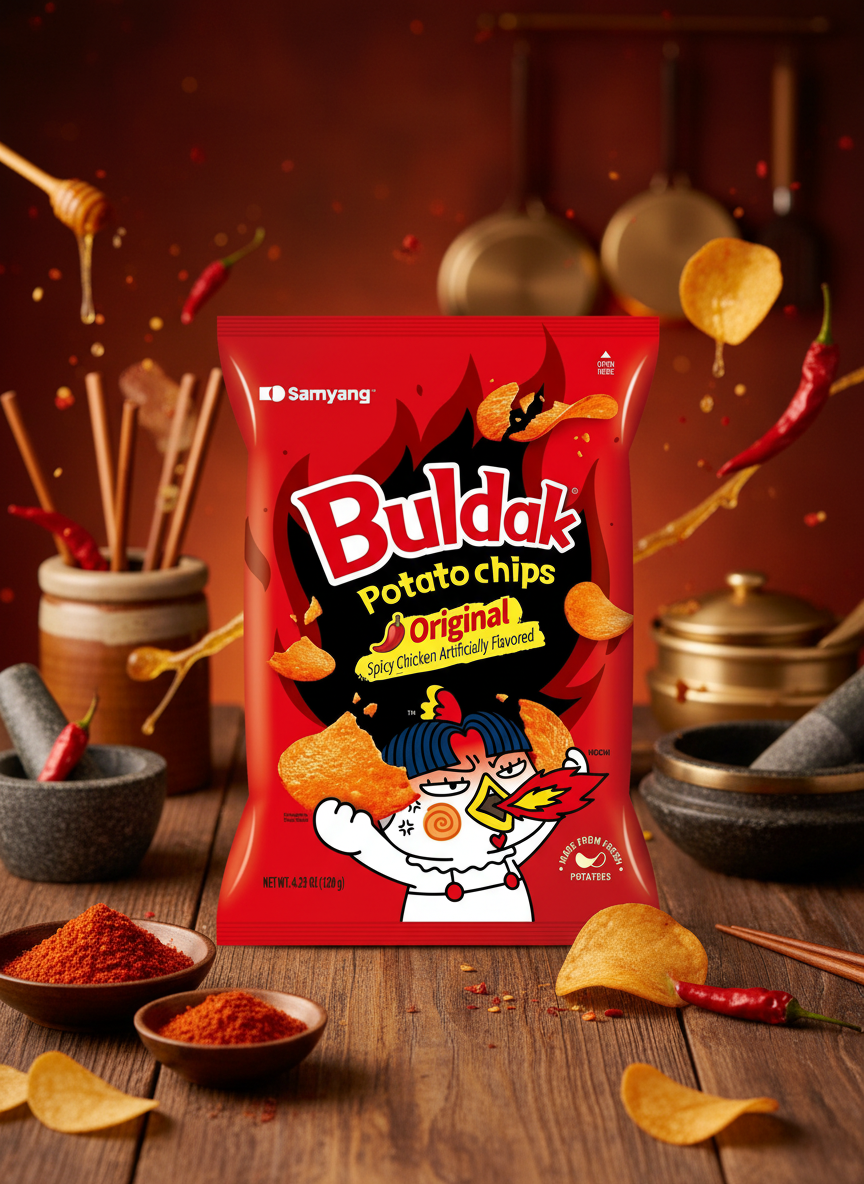 Buldak Potato Chips Original