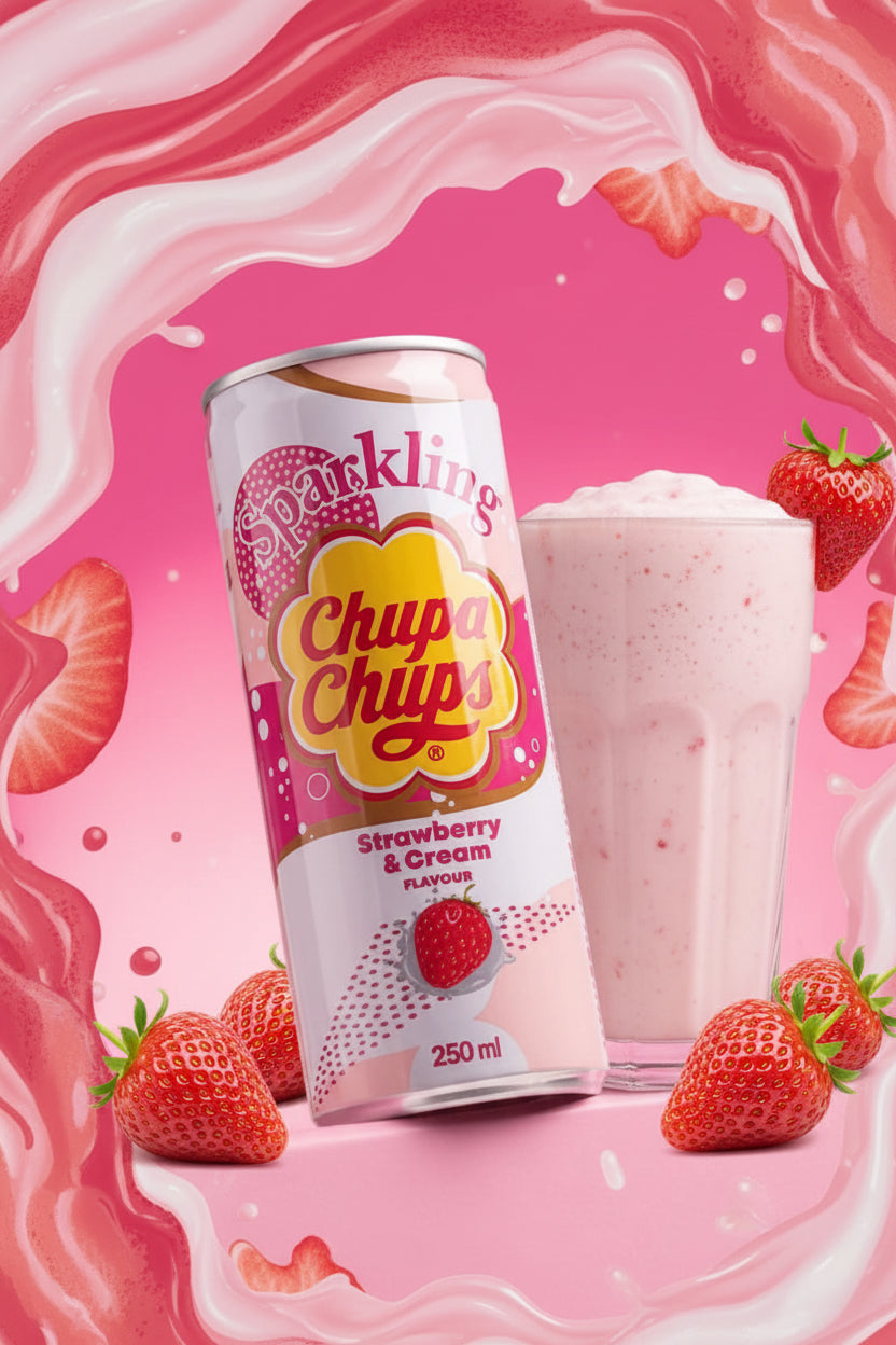 Chupa Chups Strawberry & Cream