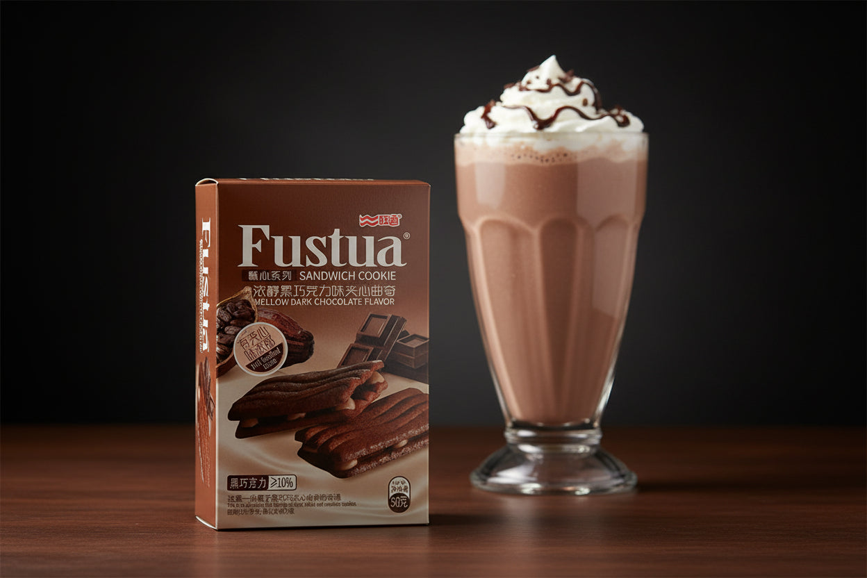 Fustua Dark Chocolate Sandwich Cookie