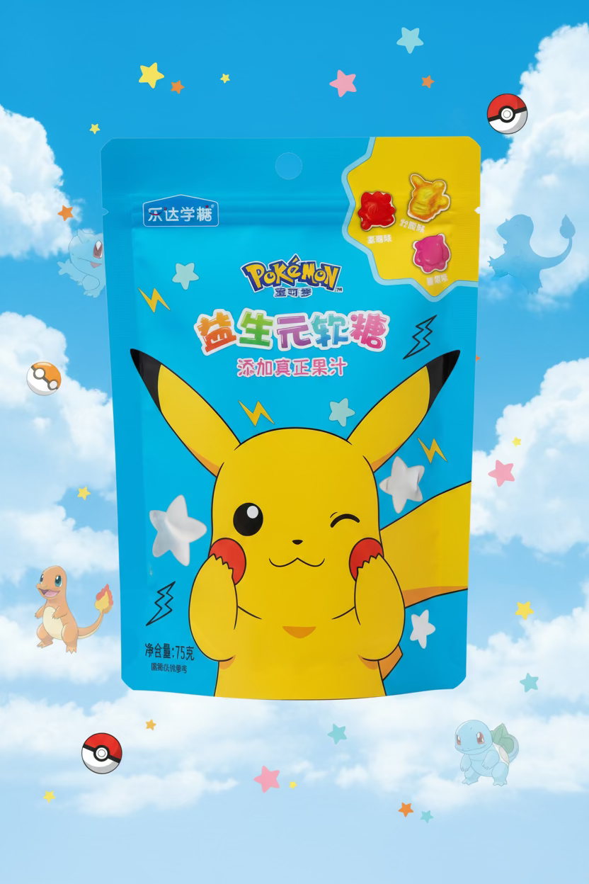 Gomitas Pokemon azul