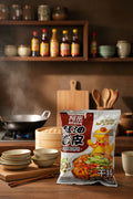 Baijia Akuan piel de fideos en aceite rojo