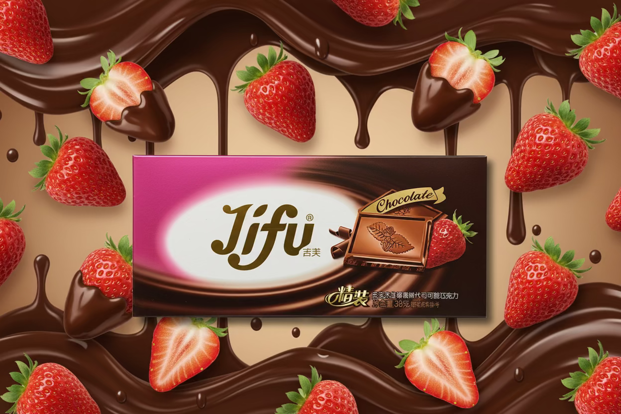 Jifu Strawberry Chocolate