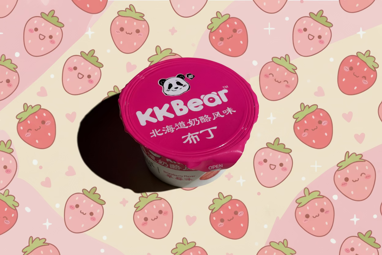 KKBear Pudding Strawberry