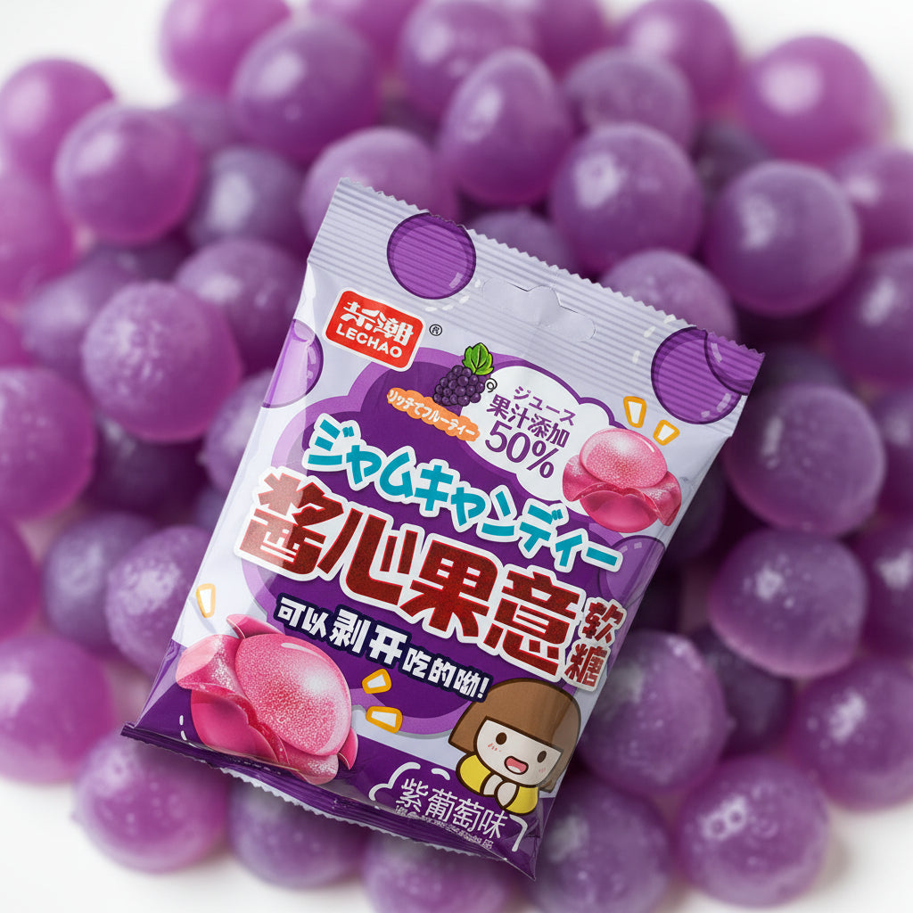 Lechao Gomitas Pelables Sabor Uva