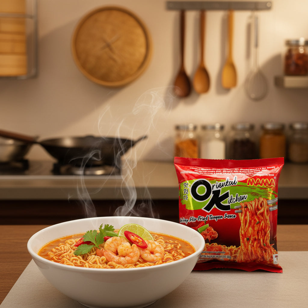 OK MAMA Camaron Salteado  TOM YUM