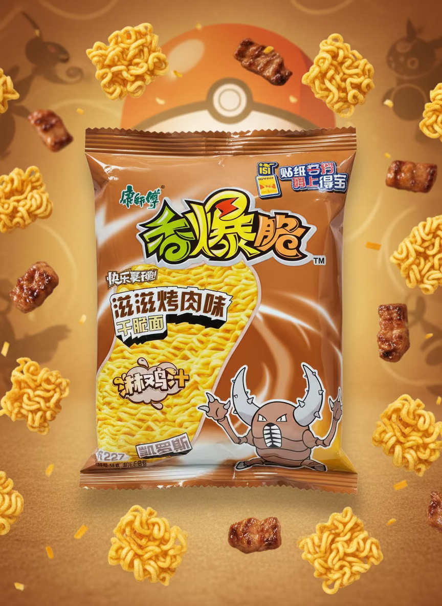 Ramen Frito Pokemon Carne Pinsir