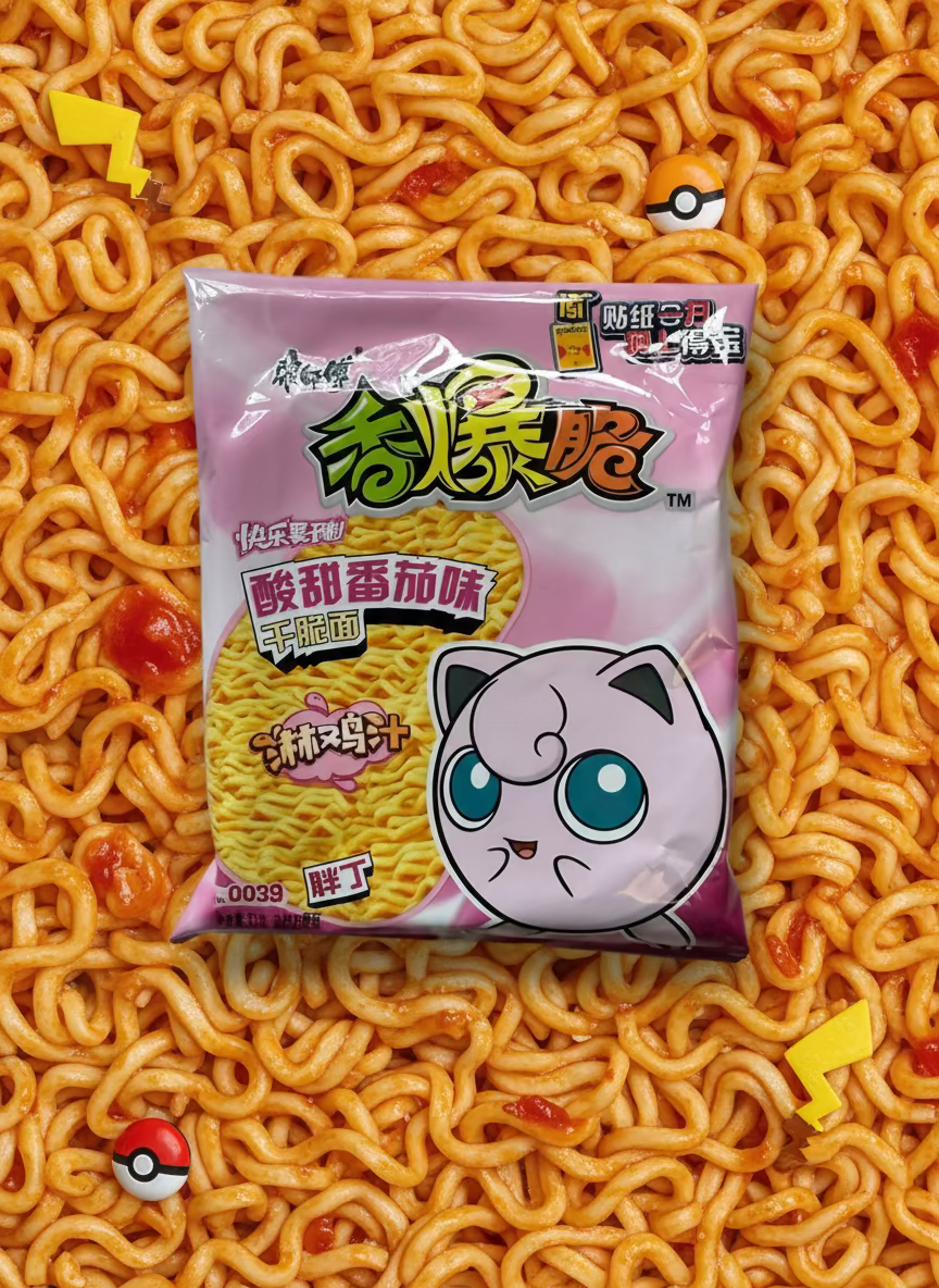 Ramen Frito Pokemon Tomate Jigglypuff
