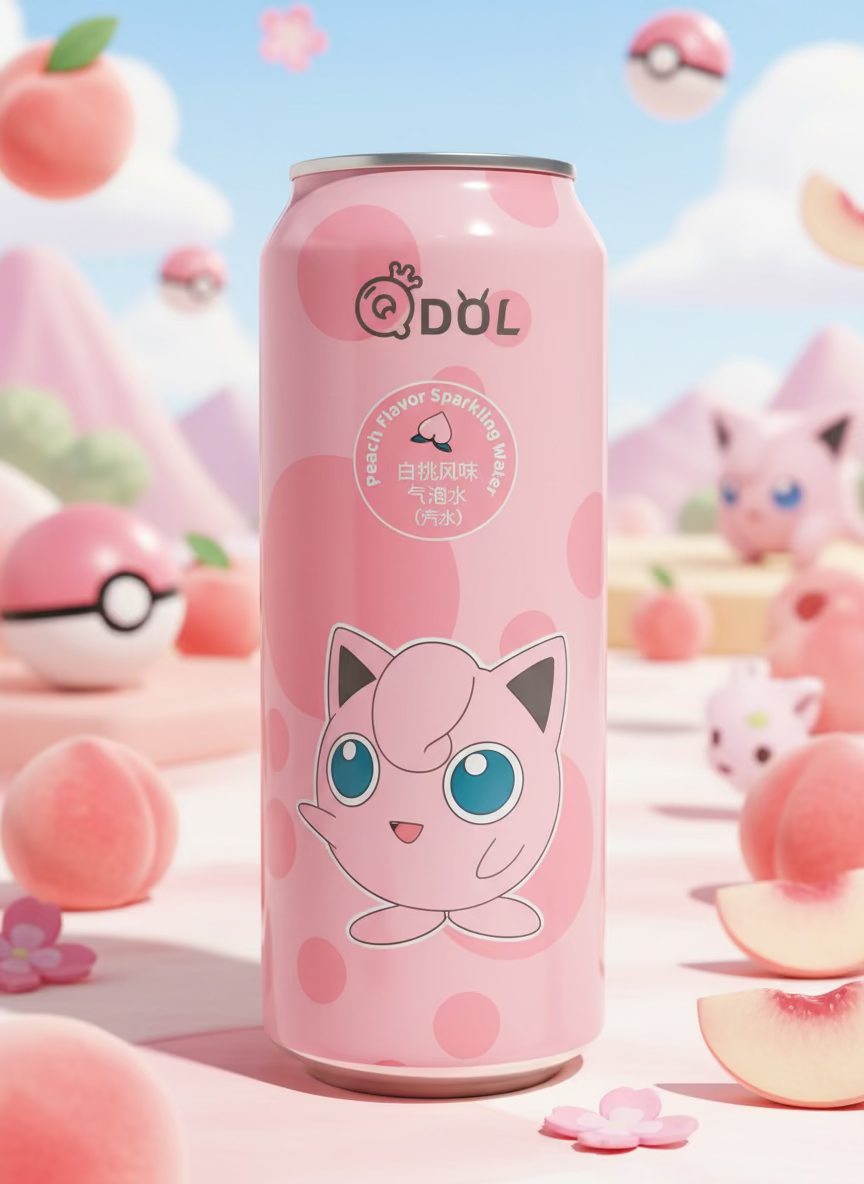 Refresco Pokemon Durazno Jigglypuff