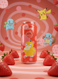 Refresco Pokemon Fresa Psyduck