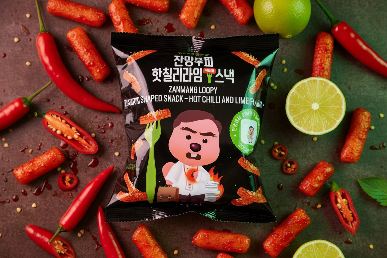 ZANMANG LOOPY Toppoki HOT Chili and Lime